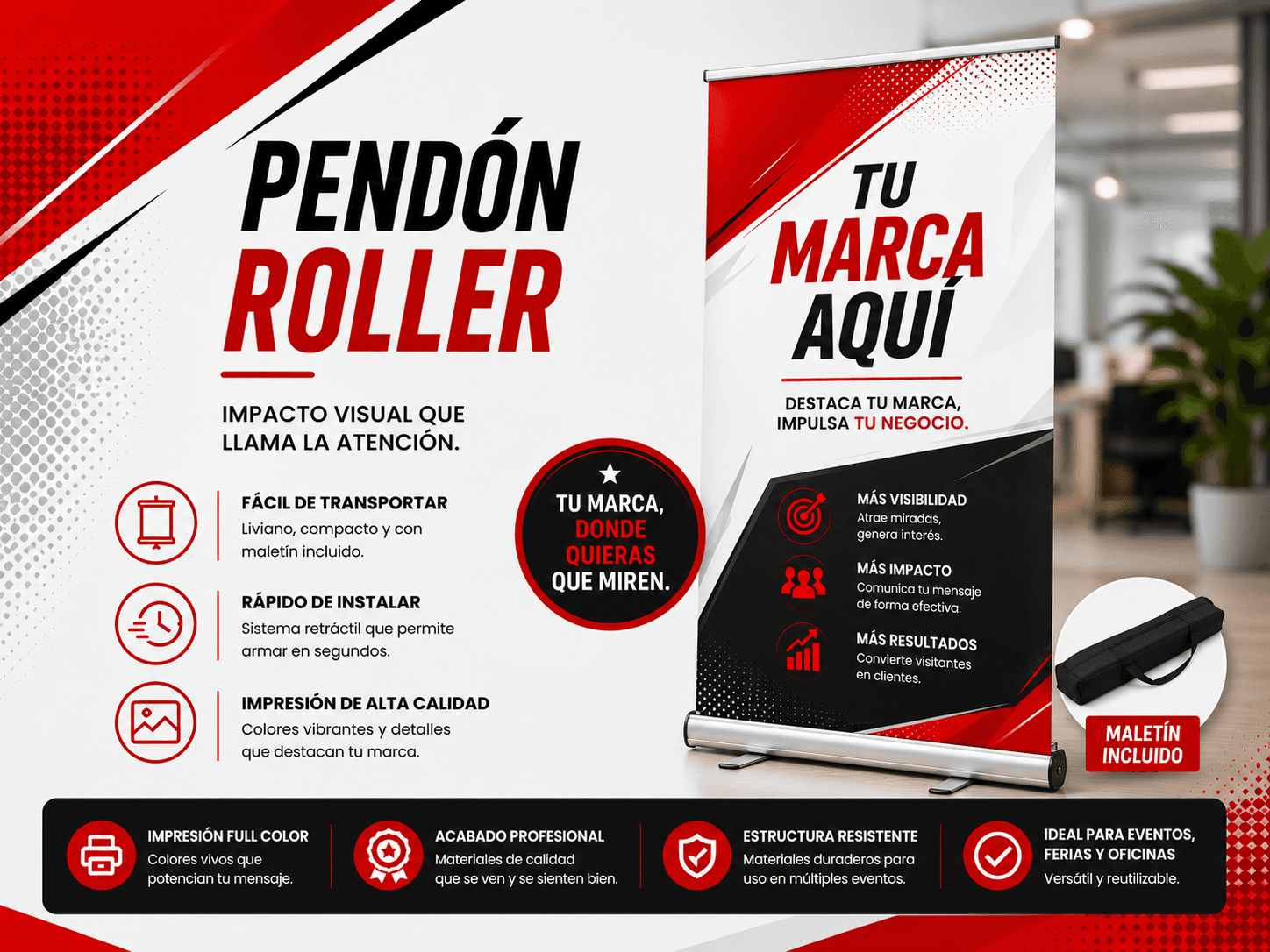 Pendones roller